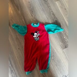 Vintage the Disney store baby 1st Christmas onesie
